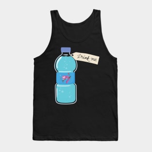 Drink me Water Bottle Alice in wonderland Cheshire cat Tank Top